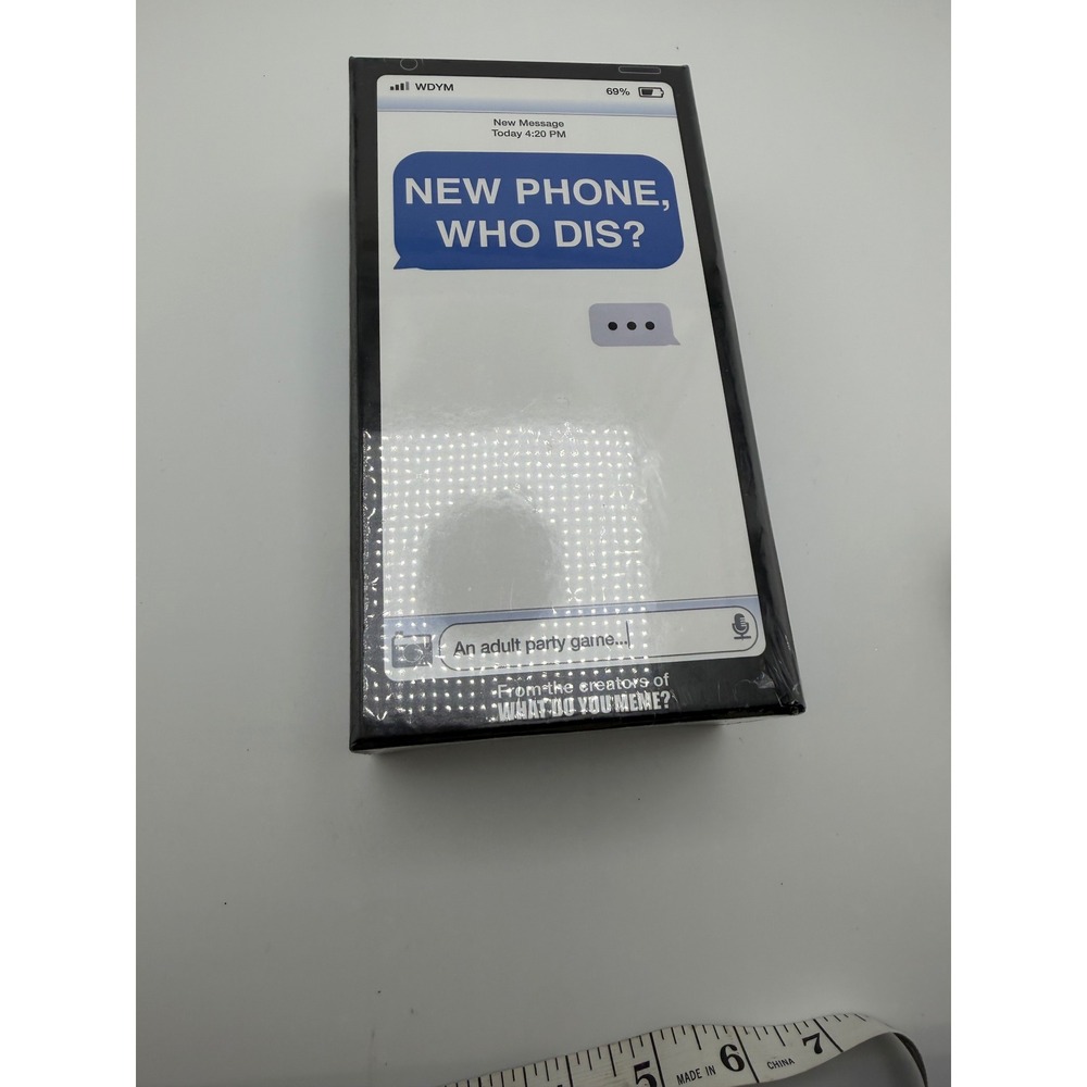 New Phone Who Dis Adult Party Game What Do You Meme? Core‎ Edition Sealed